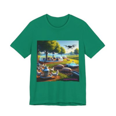 Animal Farm graphic tee in Kelly green