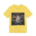 Cat in the Captain's Chair T-shirt in Maize Yellow