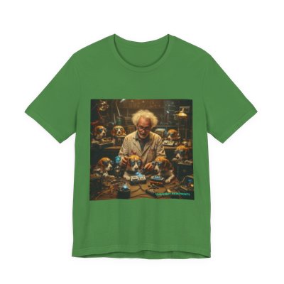 Mad Scientist Beagles T-shirt in Leaf