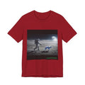 A Walk on the Moon graphic T-shirt in Canvas Red