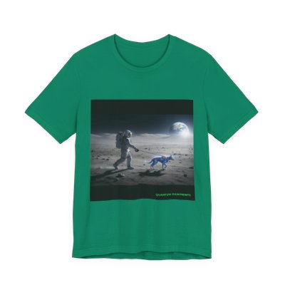 A Walk on the Moon graphic T-shirt in Kelly